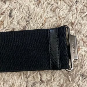 Black Prada Stretch Belt